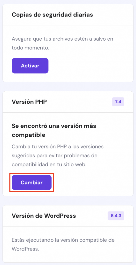 Cómo actualizar PHP en WordPress + recomendaciones seguras