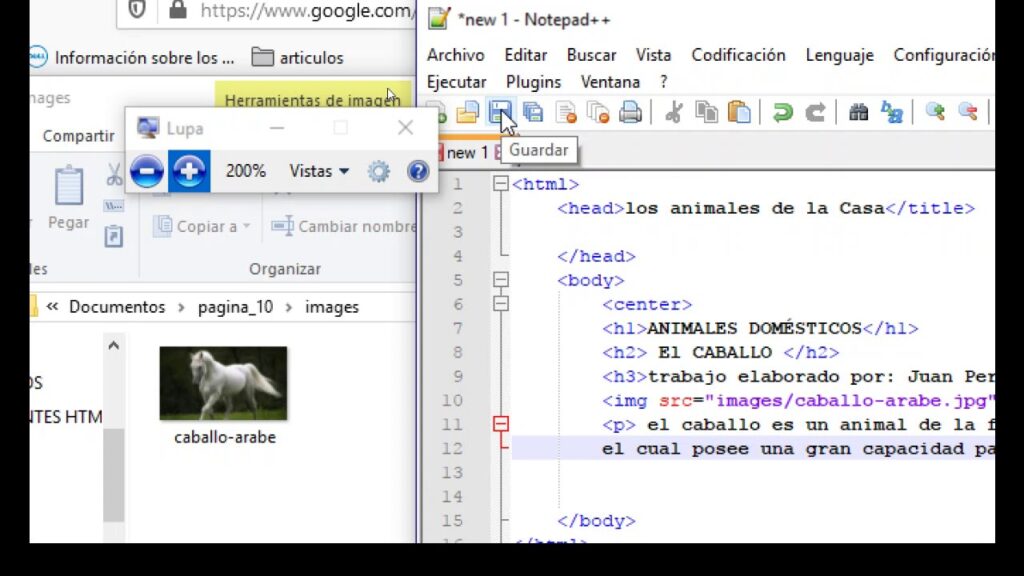 insertar imagen a nuestra página web con html