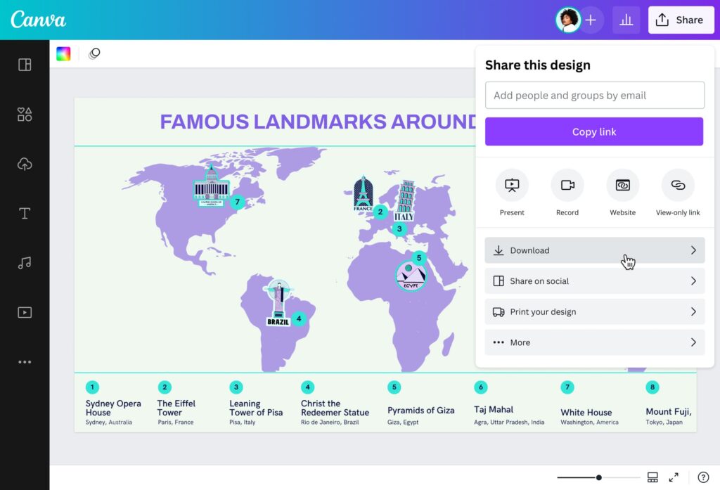 Creador de mapas gratuito & Generator - Online Map Creator | Canva