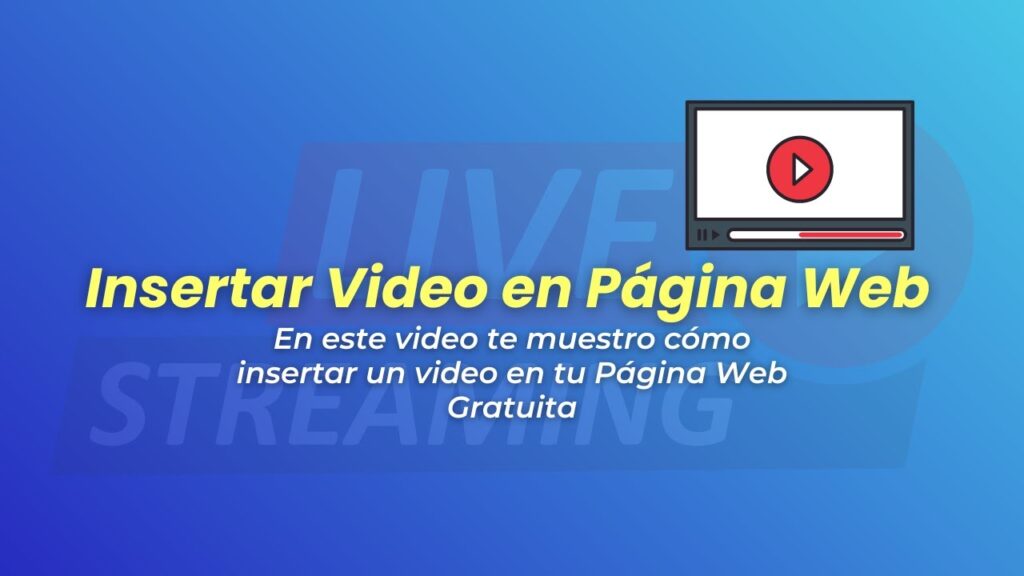 ¿Cómo Agregar un Vídeo a una Página Web HTML?