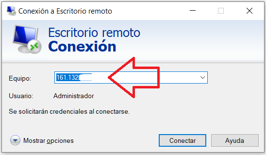 Cómo conectarse a los servidores Windows por Escritorio Remoto ...