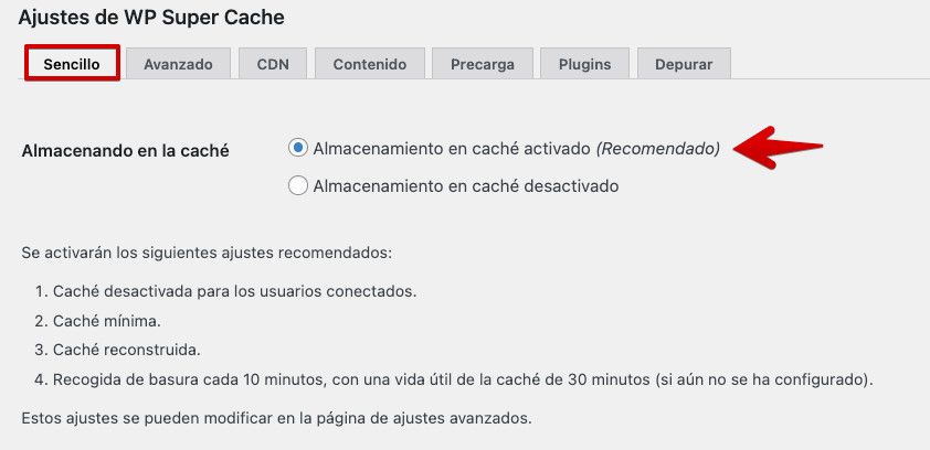 Mejora la carga de WordPress con WP Super Cache