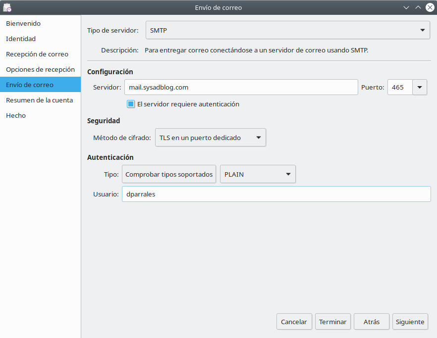 Instalación y configuración de un Servidor de Correos en la VPS ...