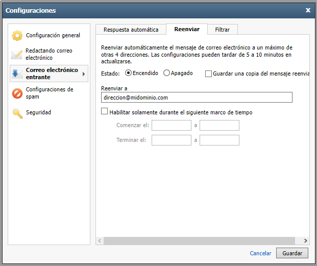 Cómo configurar el reenvío de correo (forward) - Preguntas ...