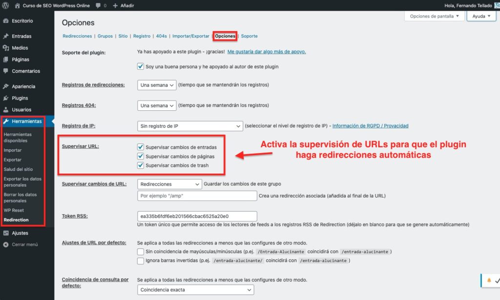 Guía avanzada de uso de Redirection, el mejor plugin WordPress para hacer  redirecciones