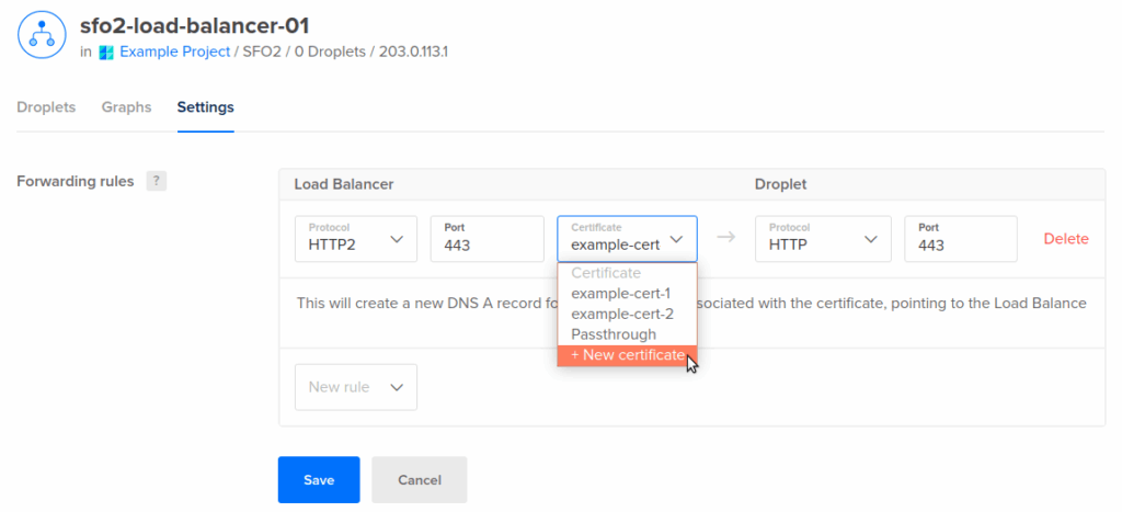 How to Configure SSL Termination | DigitalOcean Documentation