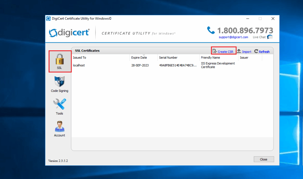 SSL- Instalación de Certificado en Servidor con Windows Server 2016