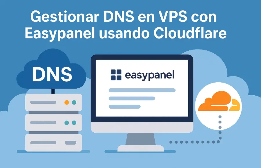 Gestionar DNS en VPS con Easypanel usando Cloudflare