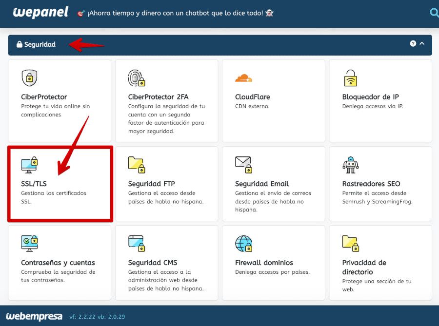Cómo instalar un certificado SSL en mi hosting? - Webempresa