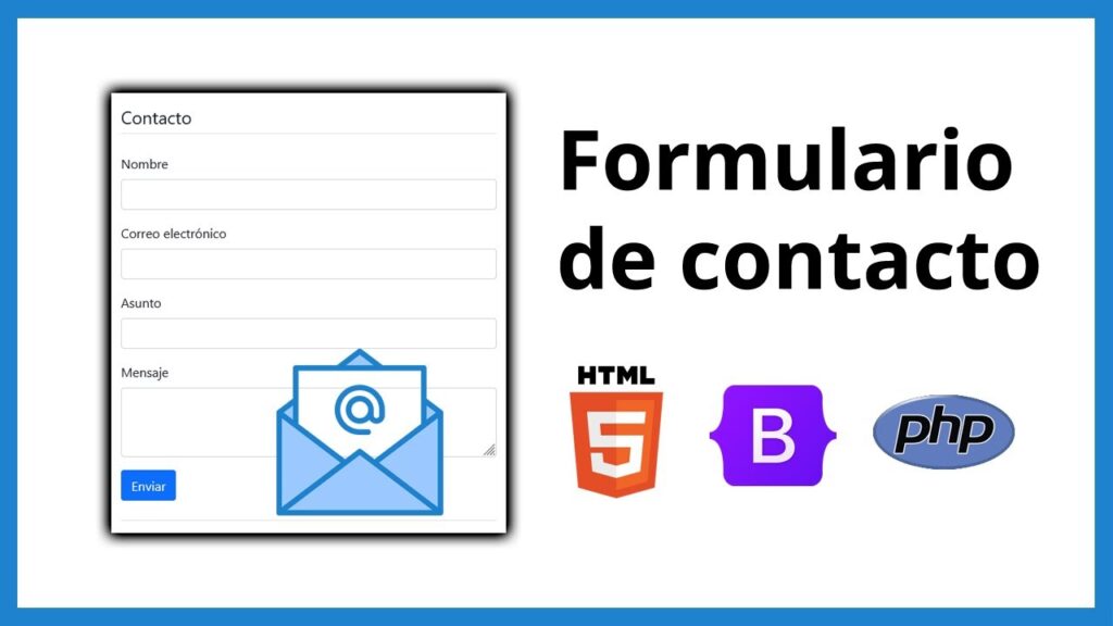 Crea un formulario de contacto para tu web