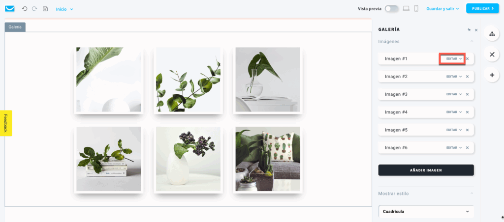 Cómo puedo agregar una galería de imágenes a mi sitio web?