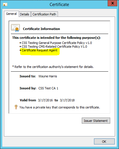 Adición segura de información SAN a una solicitud de certificado
