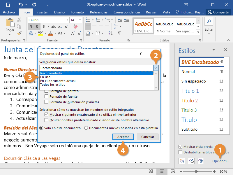 Aplicar y Modificar Estilos | CustomGuide