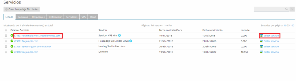 Recuperar acceso o reiniciar VPS - Ayuda Interdominios