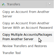 Guías cPanel: cómo realizar una migración desde WHM - SYSPROVIDER®