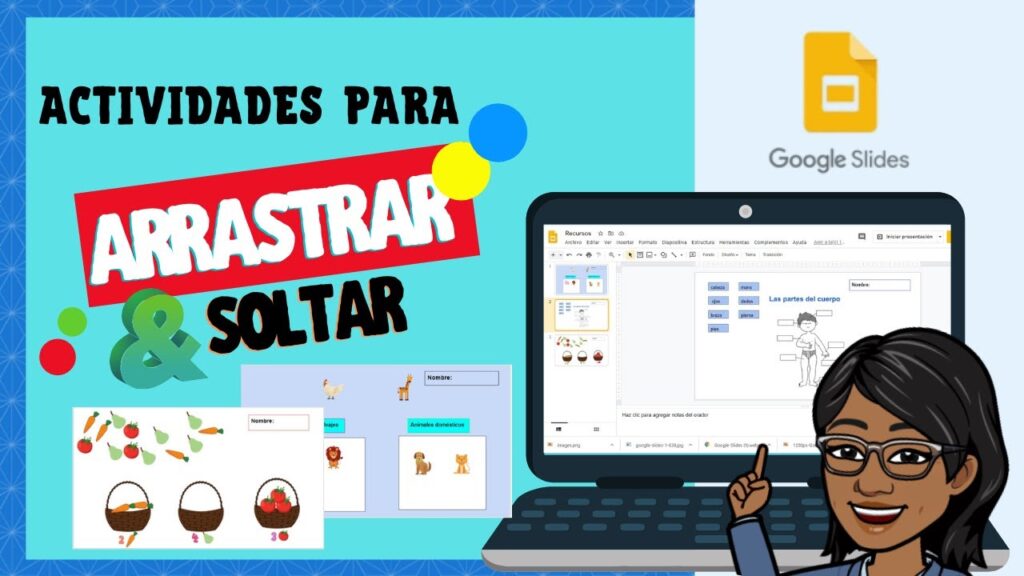 Cómo crear actividades de arrastrar y soltar en GOOGLE SLIDES/DRAG AND DROP  ACTIVITIES