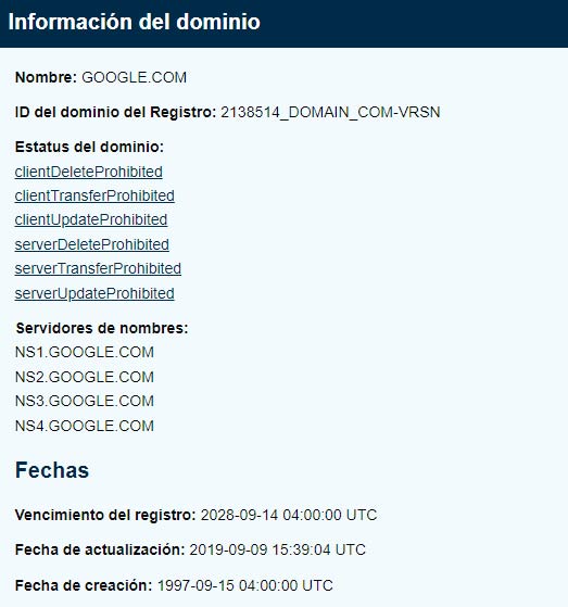 Descubre quién es el dueño de un dominio 【Opciones】