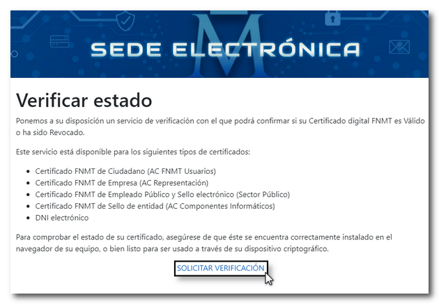 Cómo verificar el estado de un certificado electrónico de la FNMT ...