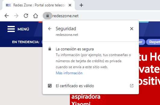Cómo ver el certificado TLS SSL de cualquier web en Google Chrome