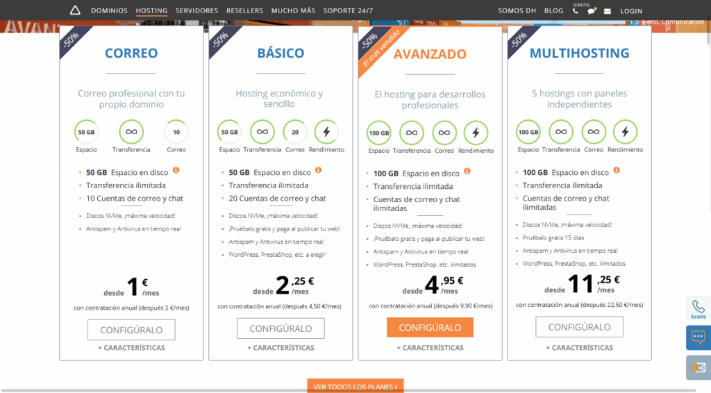 Cómo comprar un hosting compartido? - Ayuda | dinahosting