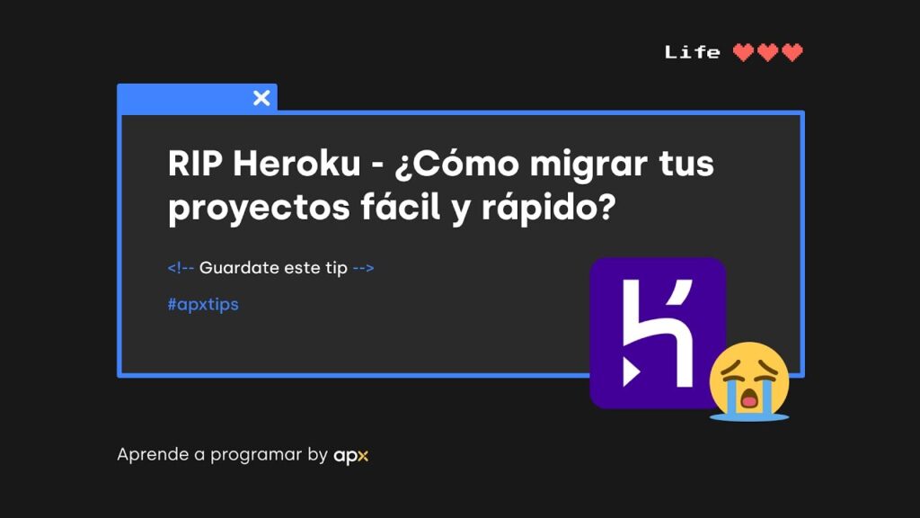 RIP Heroku - ¿Cómo migrar tus proyectos? - #apxtips - #shorts ...
