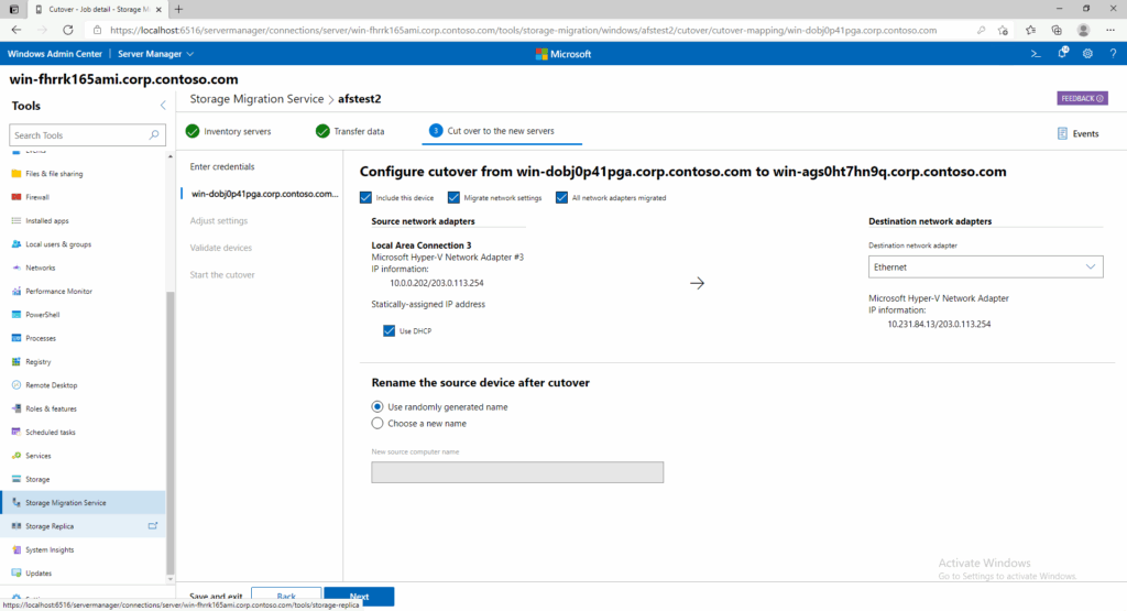 Migrar los servidores de archivos mediante el servicio de ...