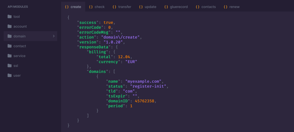 API de gestión de dominios | Crea tu aplicación de venta de ...