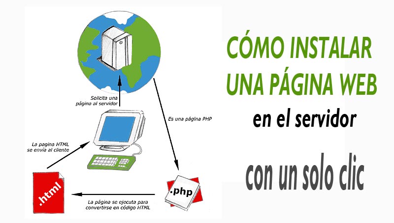 Cómo instalar una página web
